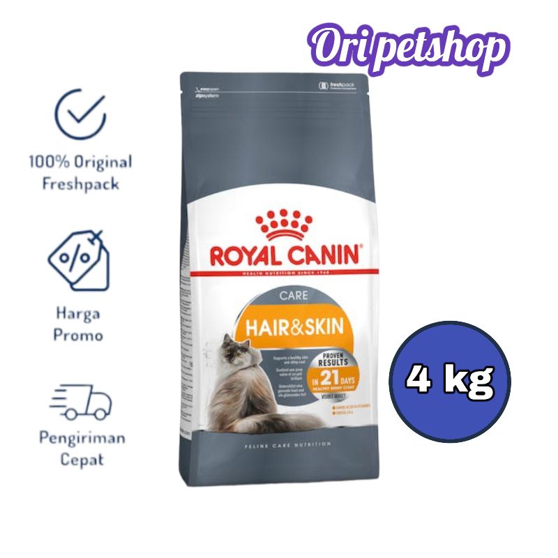 Royal Canin Hair Skin Care Makanan Kucing Dewasa 4kg