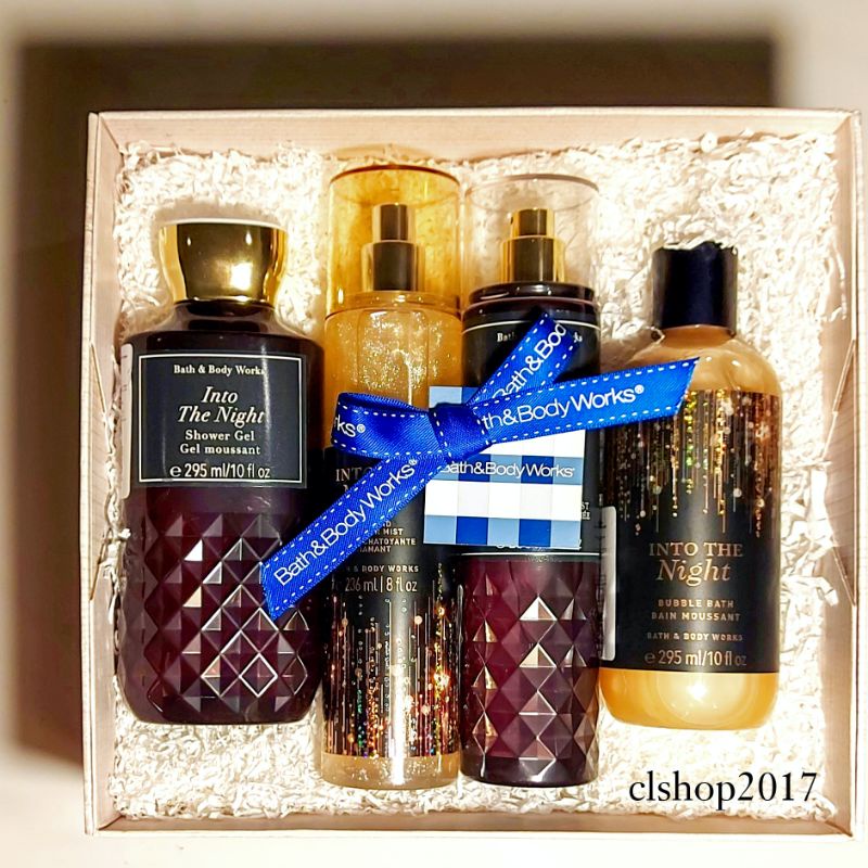 BBW INTO THE NIGHT GIFT SET BATH &amp; BODY WORKS