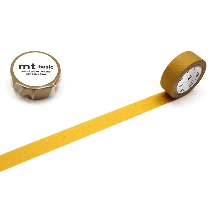 

MT Basic Matte Mustard Washi Tape