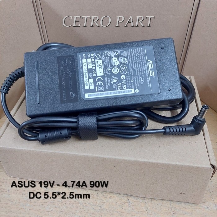 Adaptor Charger Asus 19v - 4.74a 90W DC 5.5*2.5mm -NEW