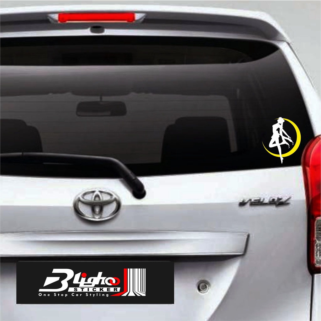CUTTING STICKER MOBIL SAILOR MOON WARNA VARIASI STIKER KACA / BODY KEREN AWET BERKUALITAS