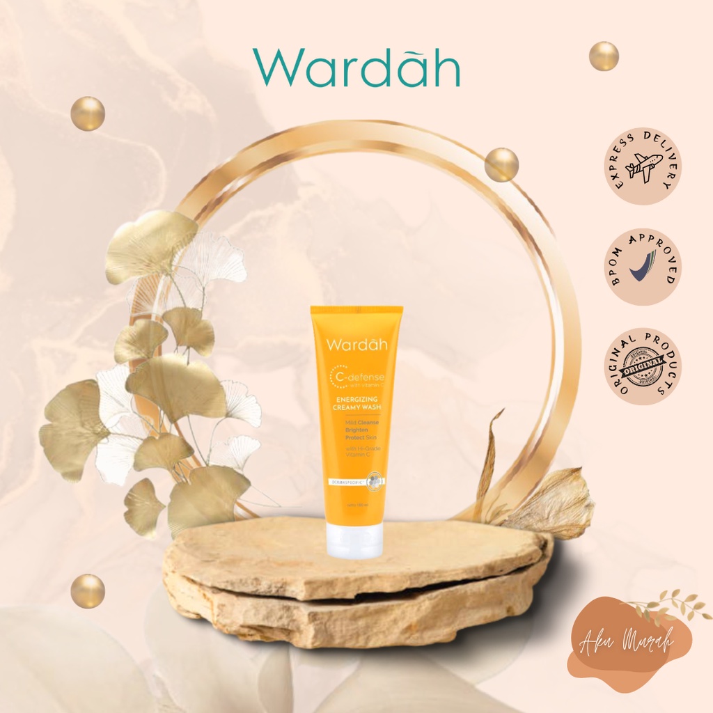 ✨ AKU MURAH ✨ Wardah C-Defense Energizing Creamy Wash / Pembersih Wajah