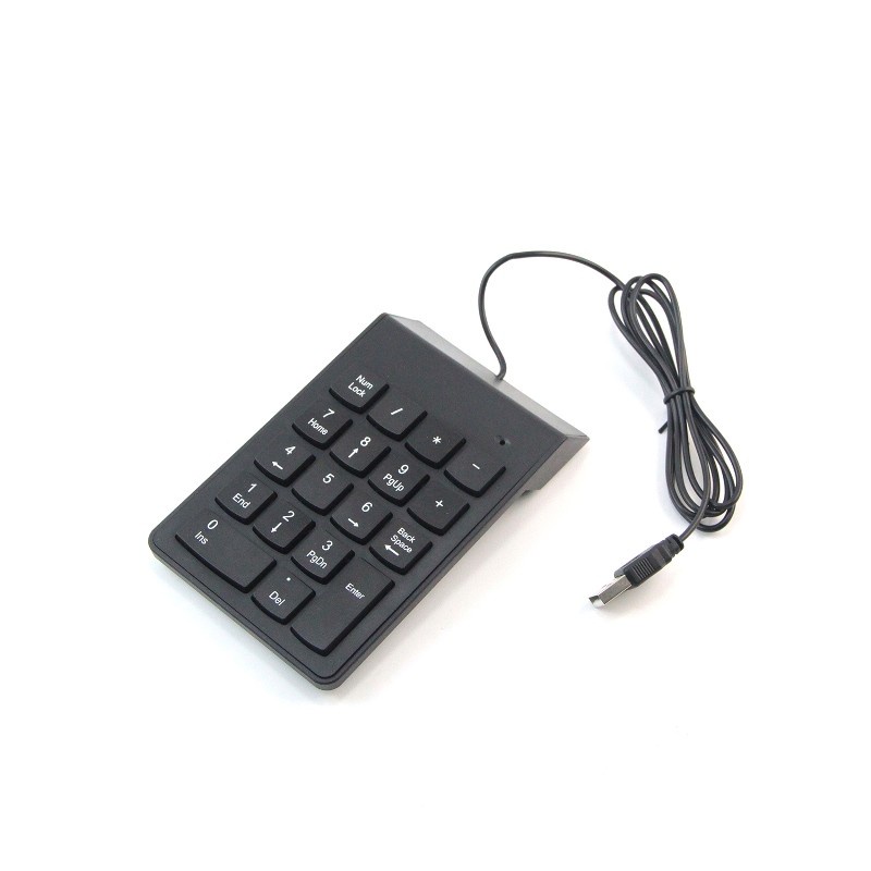 PROMO KEYBOARD MINI SUPER SLIM NUMERIC KEYPAD WIRED 18 TOMBOL PAKAI KABEL HIGH QUALITY