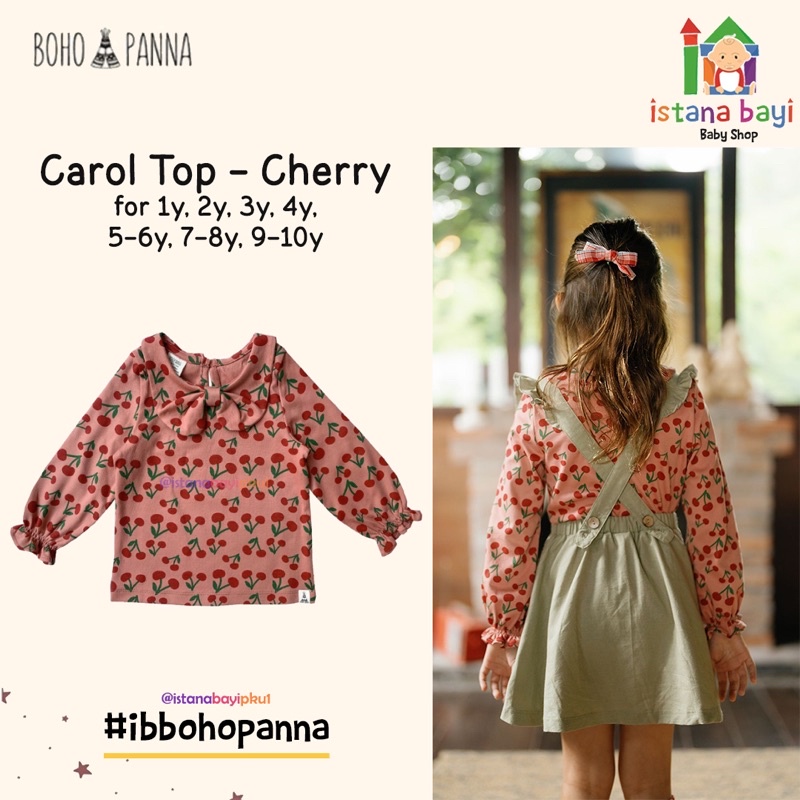 BOHOPANNA - CAROL TOP - KAOS ANAK PEREMPUAN