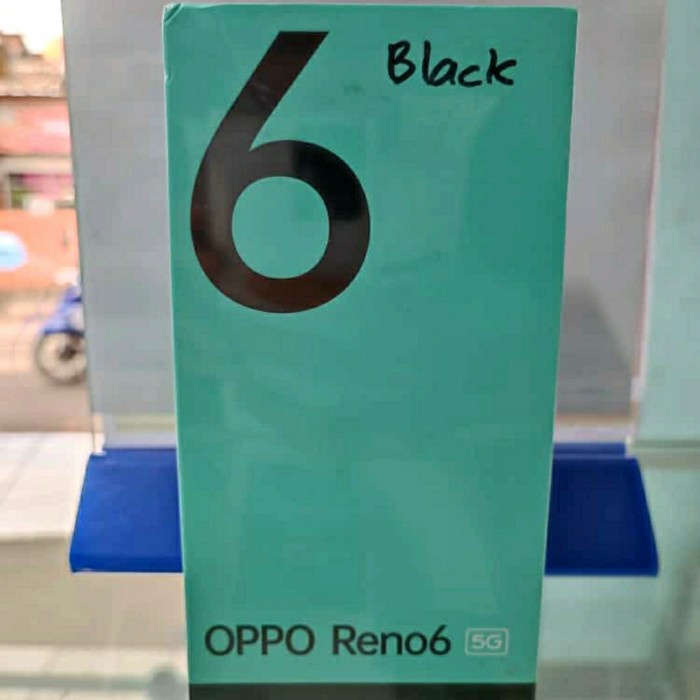 T0P OPPO RENO 6 5G BLACK RAM 8/128 NEW NICE