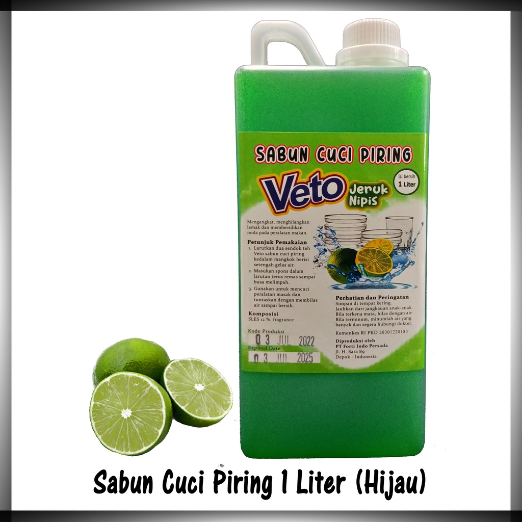 VETO Sabun Cuci PIRING 1 Liter