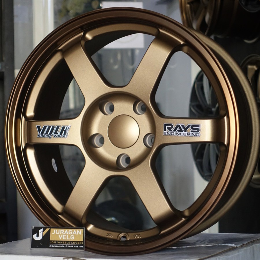 Te37OG R17x8 et 35 bronze