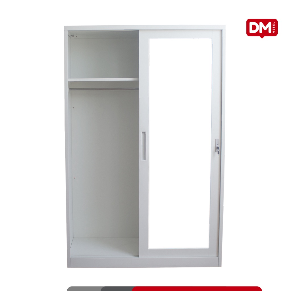 Lemari Besi Sliding Saxon 120 MWDSL - DM Mebel