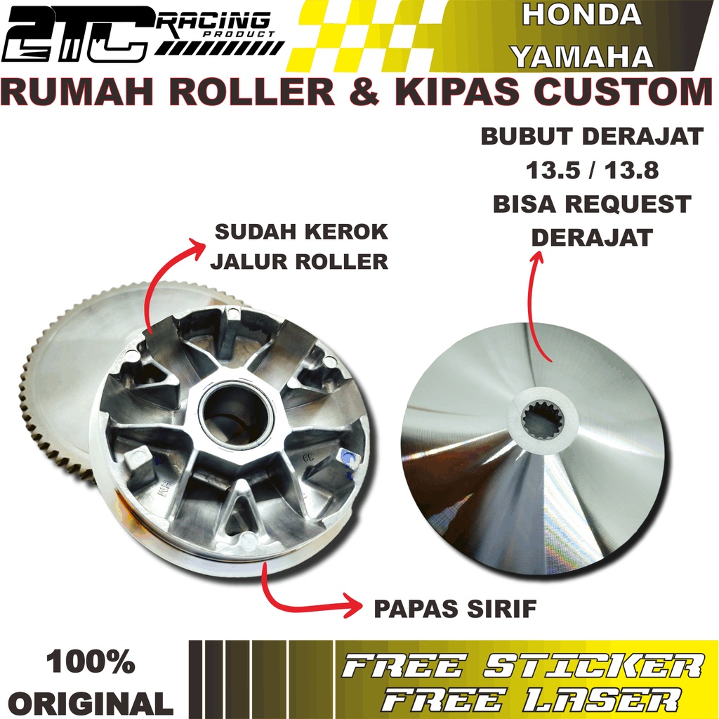 RUMAH ROLLER  PULLEY SET CUSTOM  RUMAH ROLLER MATIC PULLEY MATIC