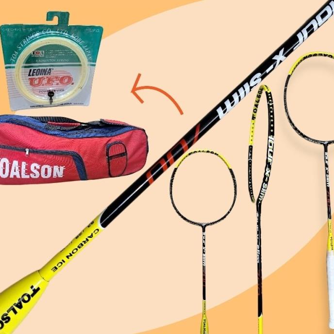 Raket Badminton Toalson TOUR X SLIM 700 KOMPLIT ORIGINAL