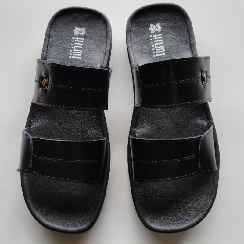 sandal kulit pria original 100% kulit asli/sandal kulit pria terbaru/sendal kulit pria 100% kulit as