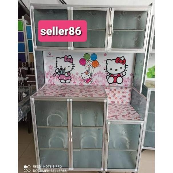 LEMARI RAK PIRING DAPUR KACA 2 PINTU 3 PINTU BANDUNG ,SEKITARNYA SDF54646E