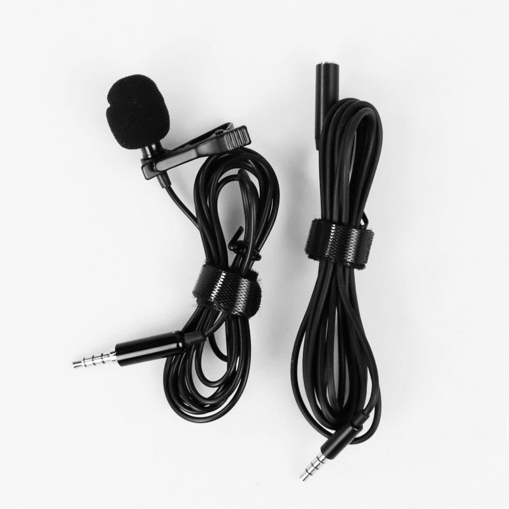 Taffware Professional Lavalier Microphone Clip Portable 3.5mm - Q10 - Black