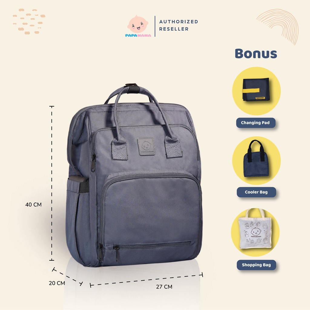 PAPAMAMA 1007 CLIO diaper bag tas bayi