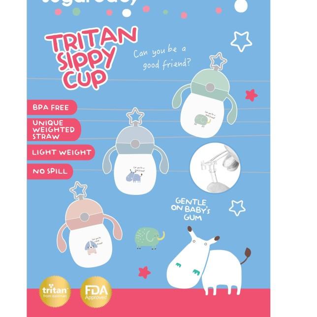 Sugar Baby TRITAN Sippy Cup Star (280 ml , 9 mo+) - Green