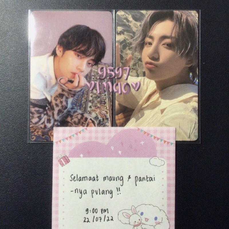 bundle pc taehyung tear o + jungkook peaches