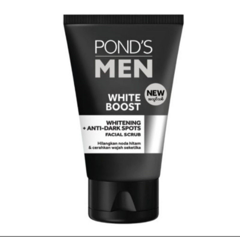 Ponds Men white Boost Sabun Cuci Muka Brightening Facial Wash 100G with Niacinamide