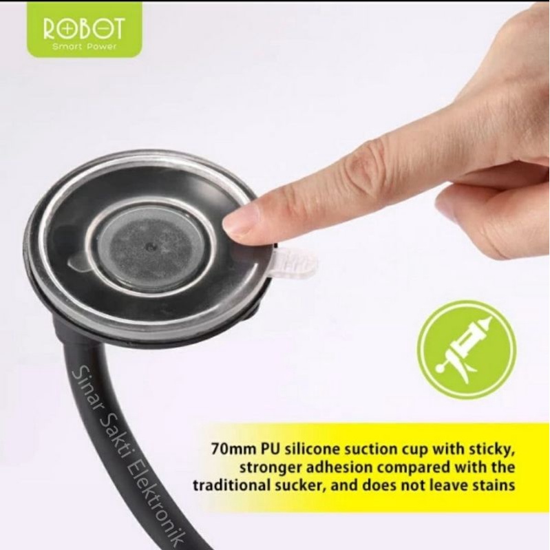 Robot RT-CH06 Car Phone Holder Mobil Tatakan Tempat Dudukan HP di Dashboard Mobil Murah