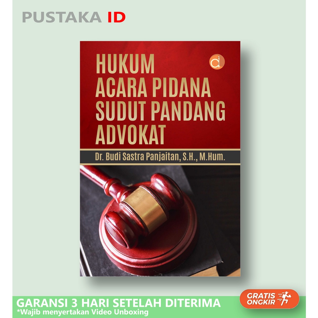 Jual Buku Hukum Acara Pidana Sudut Pandang Advokat - Original | Shopee ...