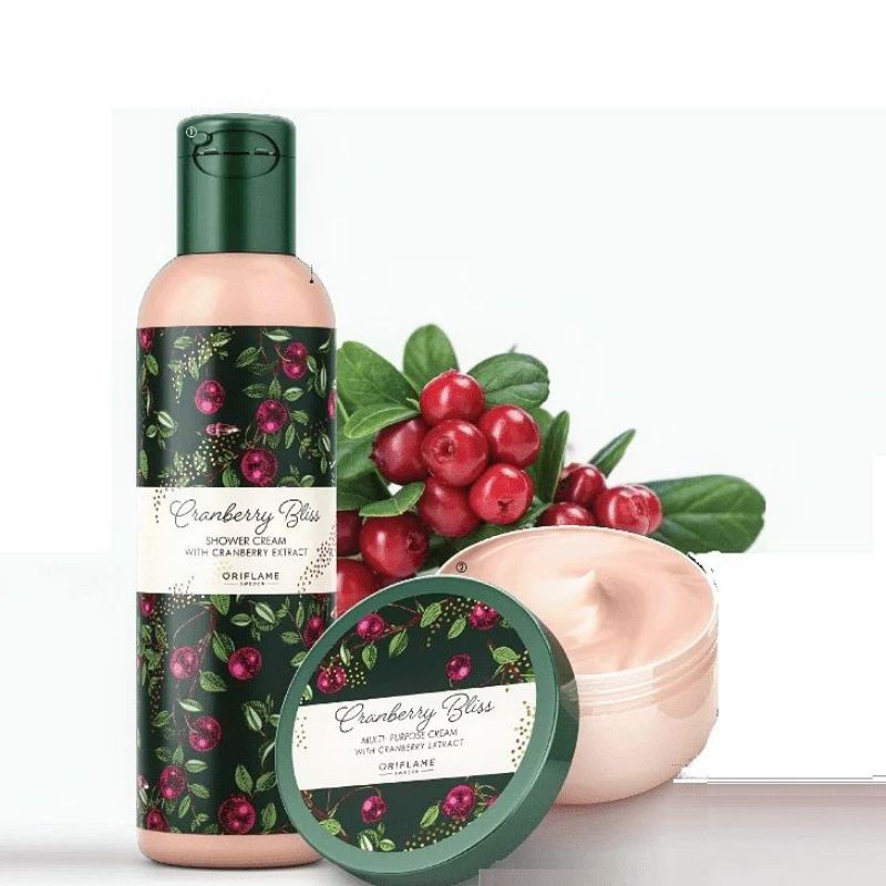 Cranberry Bliss Multi-Purpose Cream//Cranberry Bliss Shower Cream