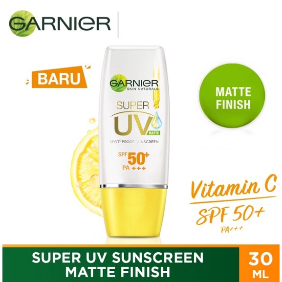 GARNIER SUPER UV Spot-proof SUNSCREN SPF 50+ PA +++ skin care 30ml(matte finish)sunblock