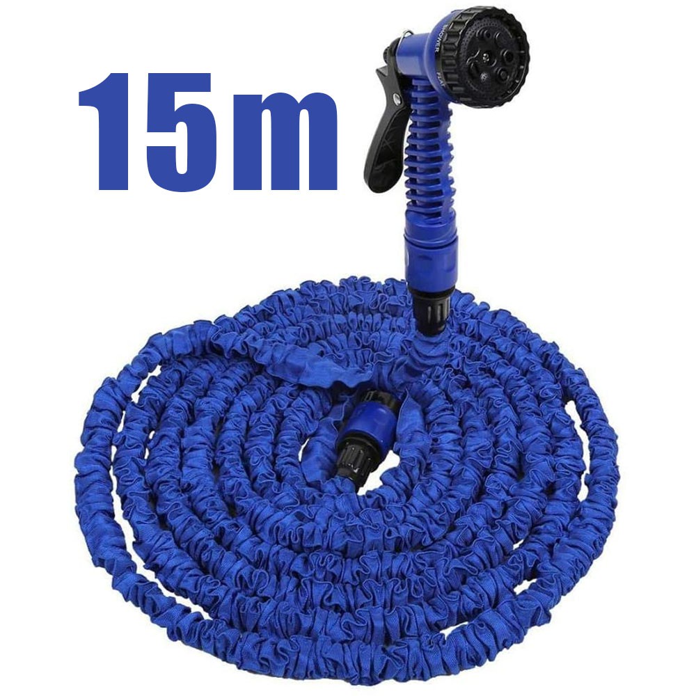 Magic Hose 15M Selang Keran Air Ajaib 15M Taman Kebun Motor Tanaman