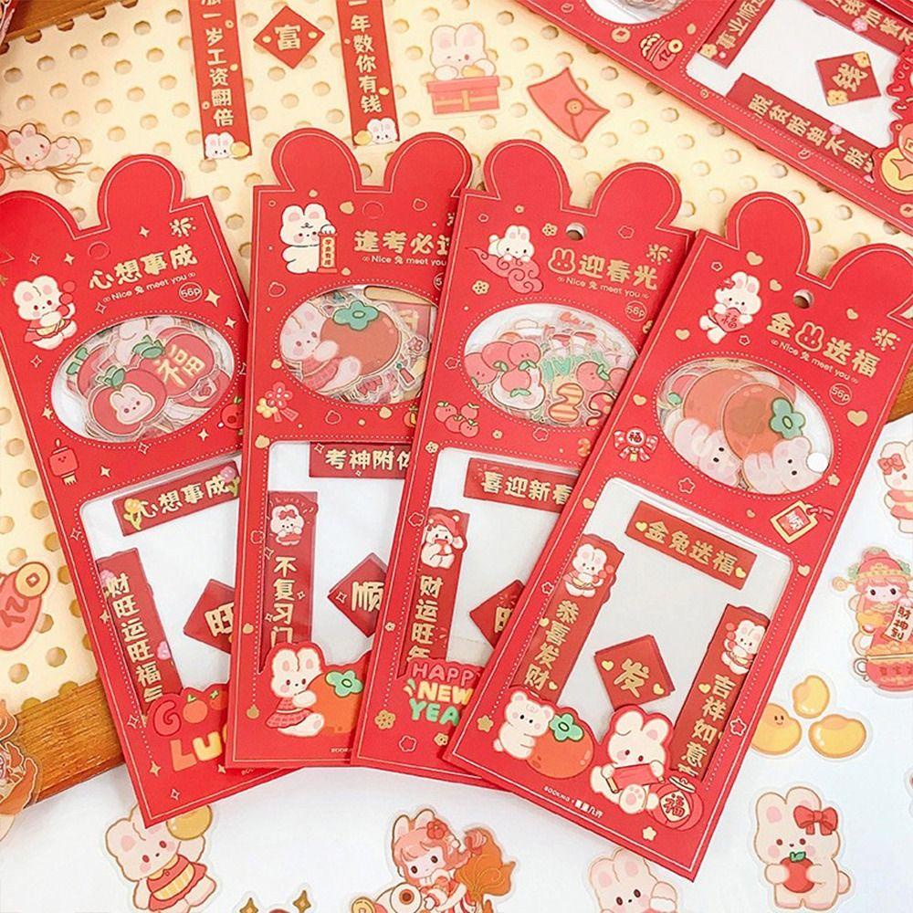 LANFY Stiker Skrup Antitetis Mini 56pcs Scrapbooking Album Handphone Berkah Alat Tulis Stiker Hias