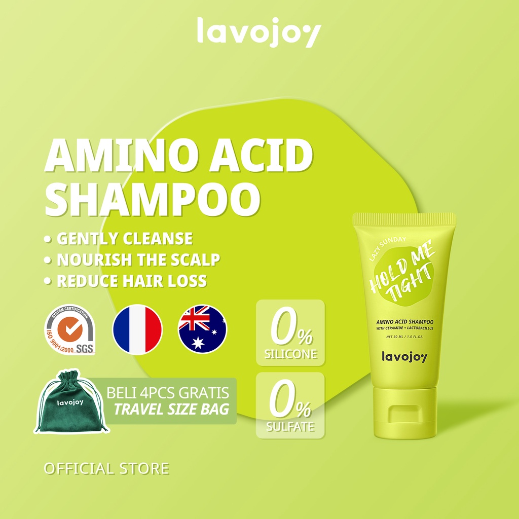 LVJ lavojoy Hold Me Tight Shampoo Lazy Sunday | Perawatan Rambut | Anti Rontok | Ceramide
