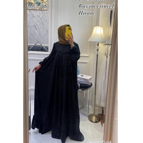 ヹ GAMIS CRINKLE MEWAH BUSUI JUMBO/DRESS SHELLA SAUKIA LANGSUNG ORDER 2990 ◘