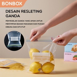 Plastik Kulkas Kantong Penyimpan Makanan Ziplock Bag - Bonbox