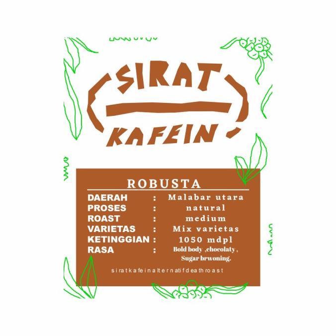 

biji kopi robusta malabar 1kg