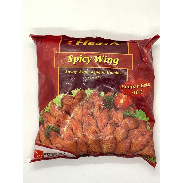 

FROZEN FIESTA SPICY CHICKEN WINGS 500 GR