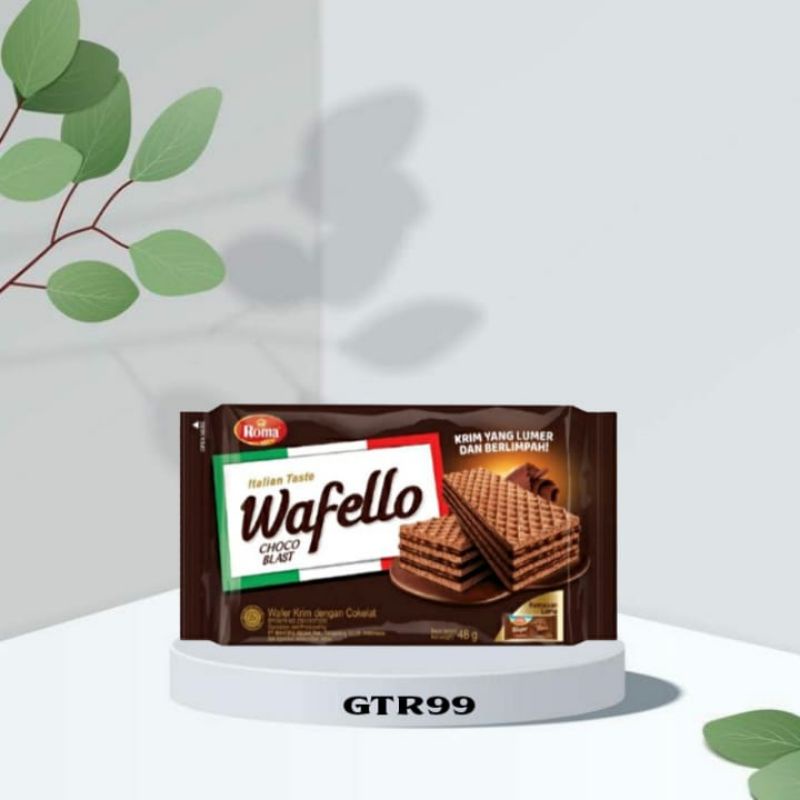 

Roma Wafello Wafer Krim Cokelat 43 gr