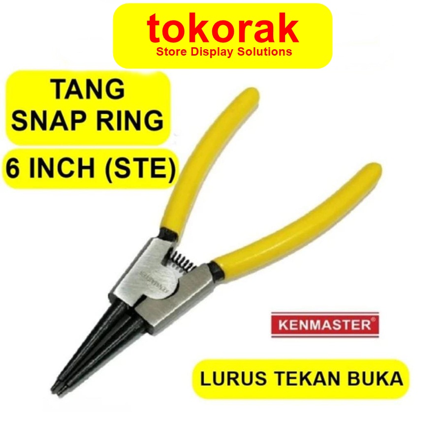 Jual Tang Snap Ring 6 Inch Kenmaster Tang Circlip Lurus Tekan Buka Ste Shopee Indonesia 9533