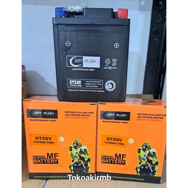 Aki motor:KLX 150cc, vesva matic 150cc,Yamaha R25, Trail, Custom balap54,58,Viar Total los ( GTZ8V/(