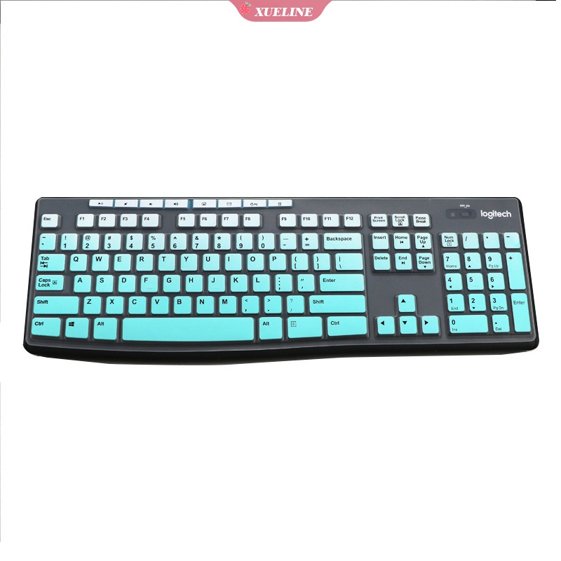 1 Case Pelindung Keyboard Bahan Silikon Ultra Tipis Untuk Logitech MK270 MK275 MK200 K270