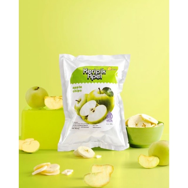 

Keripik Apel Levina Super 100 gram kripik buah oleh oleh khas malang