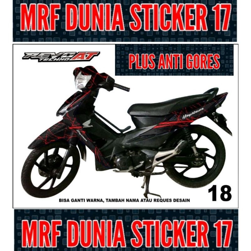 Sticker decal Revo Lama Full Body  Decal Motor Revo Lama Sticker Motor Revo Lama Decal Sticker Motor