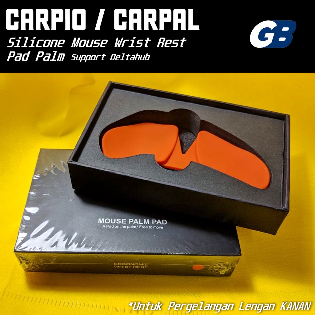 Jual Carpio Carpal Silicone Mouse Wrist Rest Pad Palm Support Deltahub