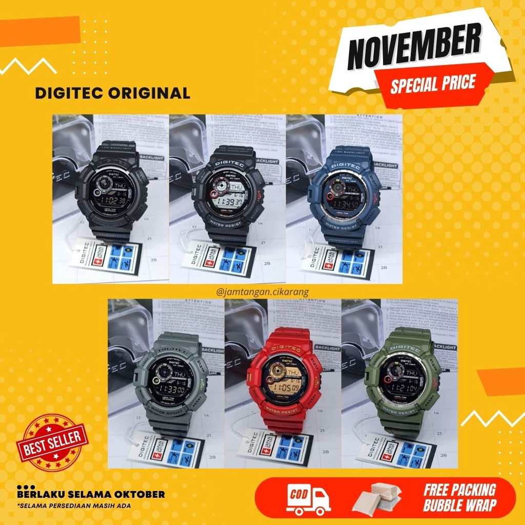 Jam Tangan Pria Digitec DG 5028 / DG-5028 Original