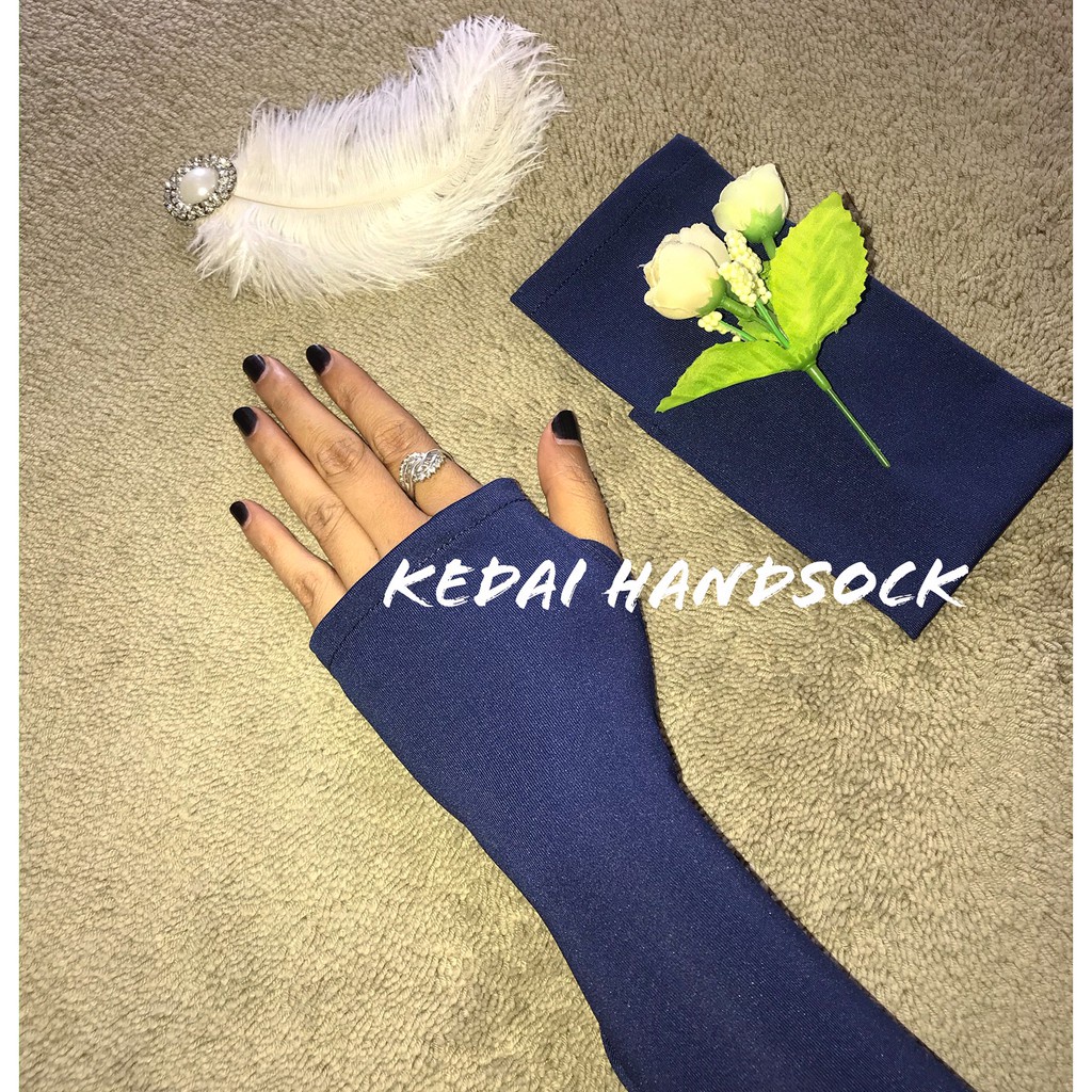 handsock polos / manset polos lengan panjang / handsock tanpa lubang jempol