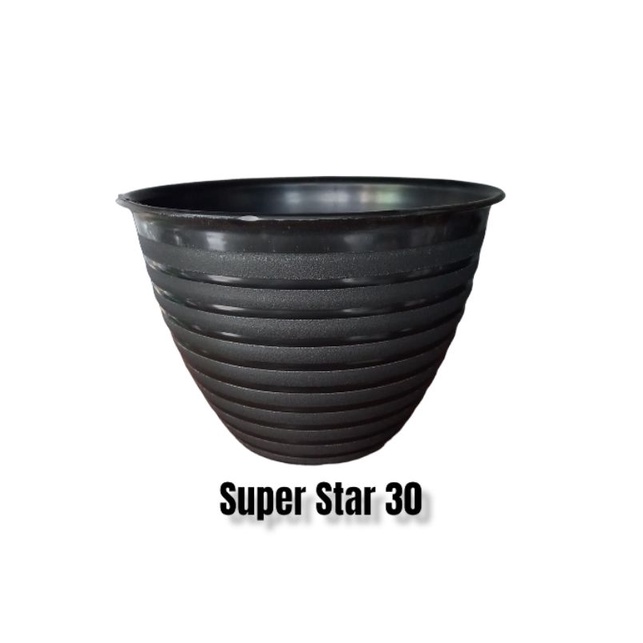 Pot Tawon Hitam Superstar Ukuran 30