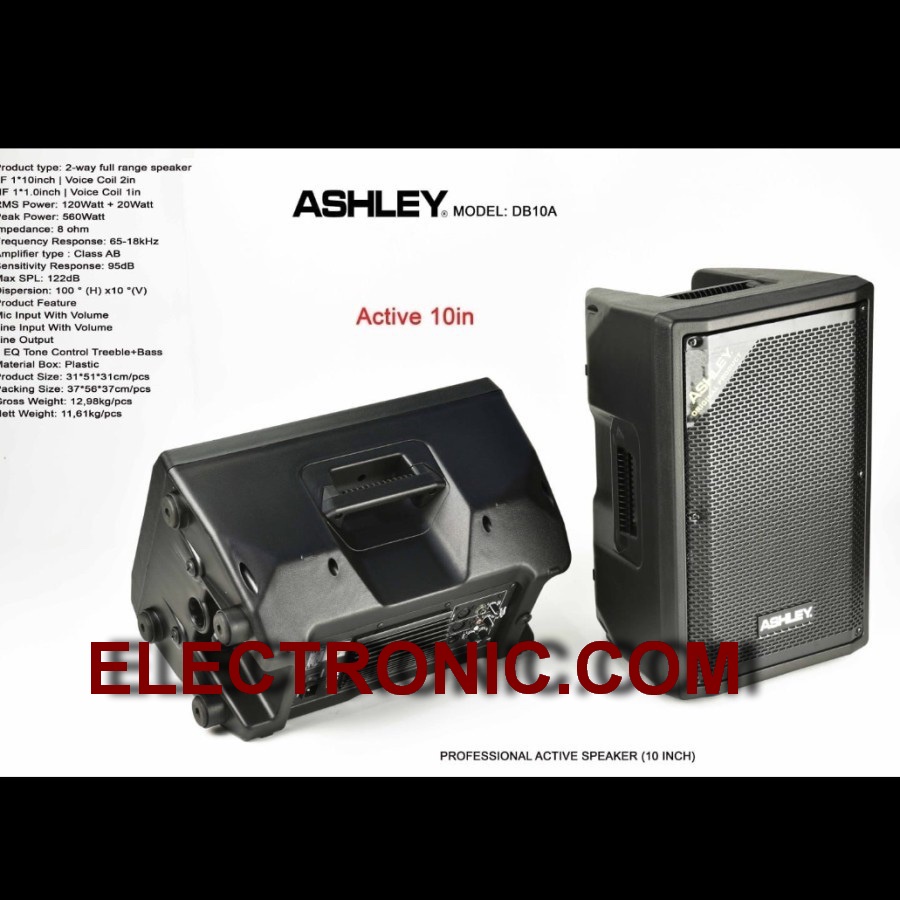 Jual Speaker Aktif Ashley Db A Db A Db A Inch Shopee Indonesia