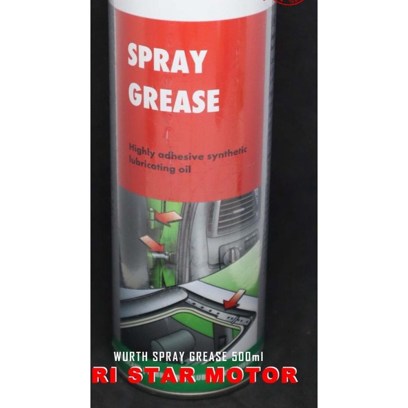Spray Grease 500 ml WURTH - pelumas gemuk semprot