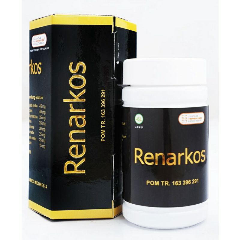 Renarkos Original Herbamed Obat Herbal Paru Paru Sesak Nafas Batuk Pilek