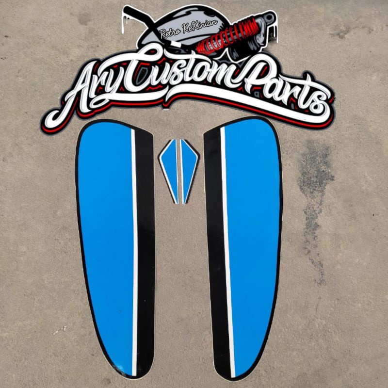 STRIPING CB DILAN CB JADUL OLD CB 100 CB GLATIK STIKER CUSTOM