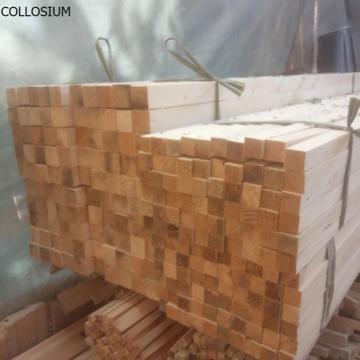 Kayu Reng 100 x 3 x 3 cm isi 4 Batang Kayu Pinus Jati Belanda Bisa Custom Ukuran Sesaui Kebutuhan