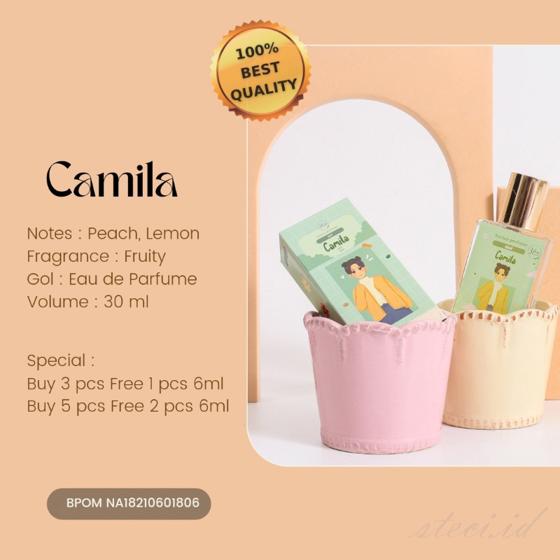 CAMILA SPRAY 30ml | STECI PARFUM EDP | eau de parfume pria wanita non alkohol inspired perfum bpom s