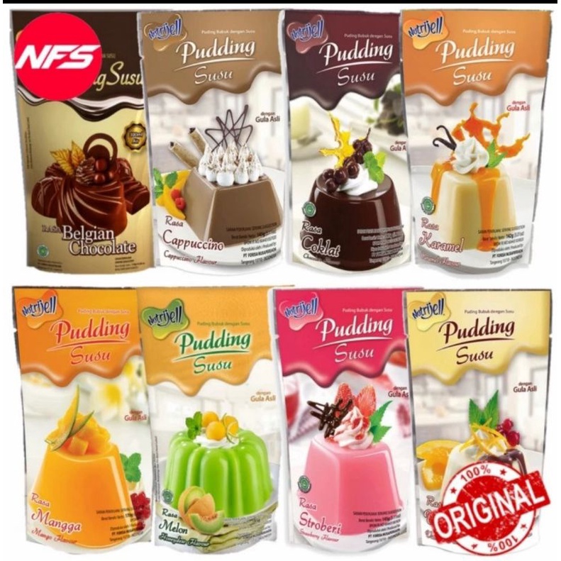 

1 pcs puding susu pudding coklat -mangga - strawberry