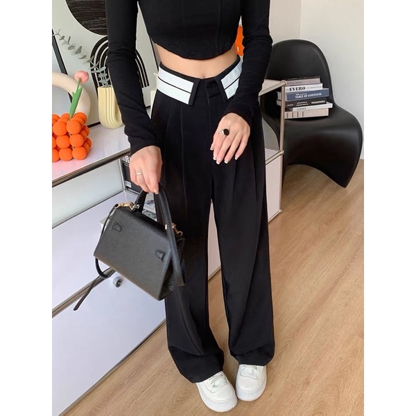 Loose Pants Premium BKK / Celana Kulot Highwaist Import
